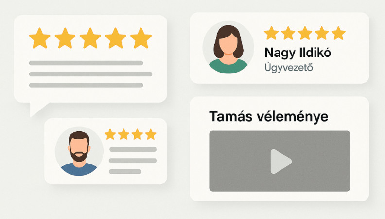 ügyfélvélemények - grafika